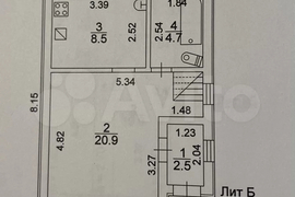 Дом 69,4 м² на участке 6,5 сот.